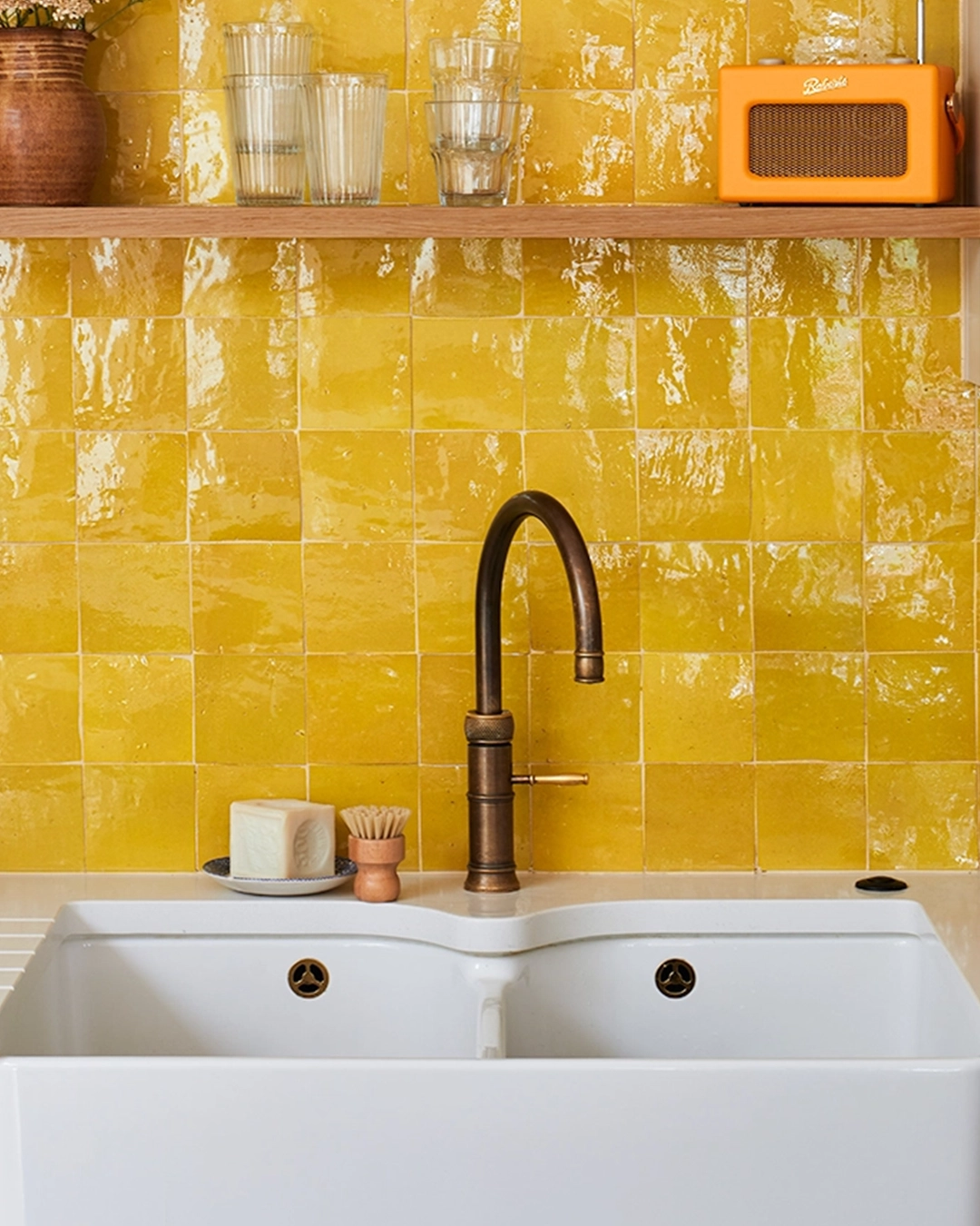 Yellow Kitchen Wall